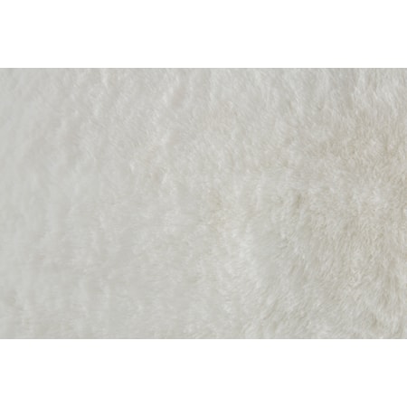 Gariland White Faux Fur Pillow