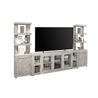 Contemporary Entertainment Center with Wire Management