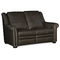Traditional Power Reclining Loveseat with Power Headrests