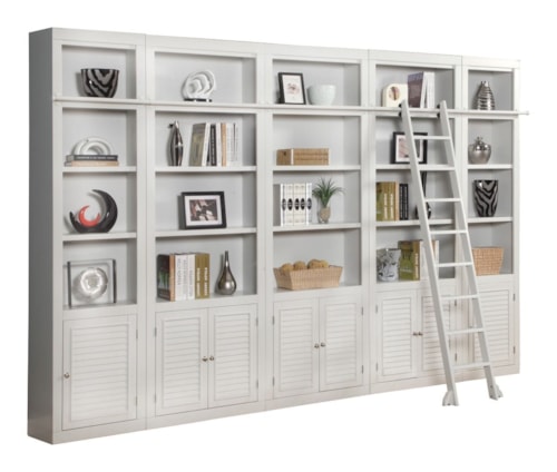 Cottage 6-Piece Bookcase Wall