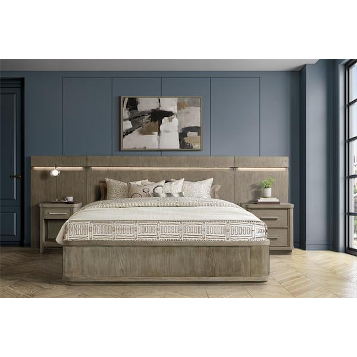 Riverside Furniture Pasadena Queen Panel Bed