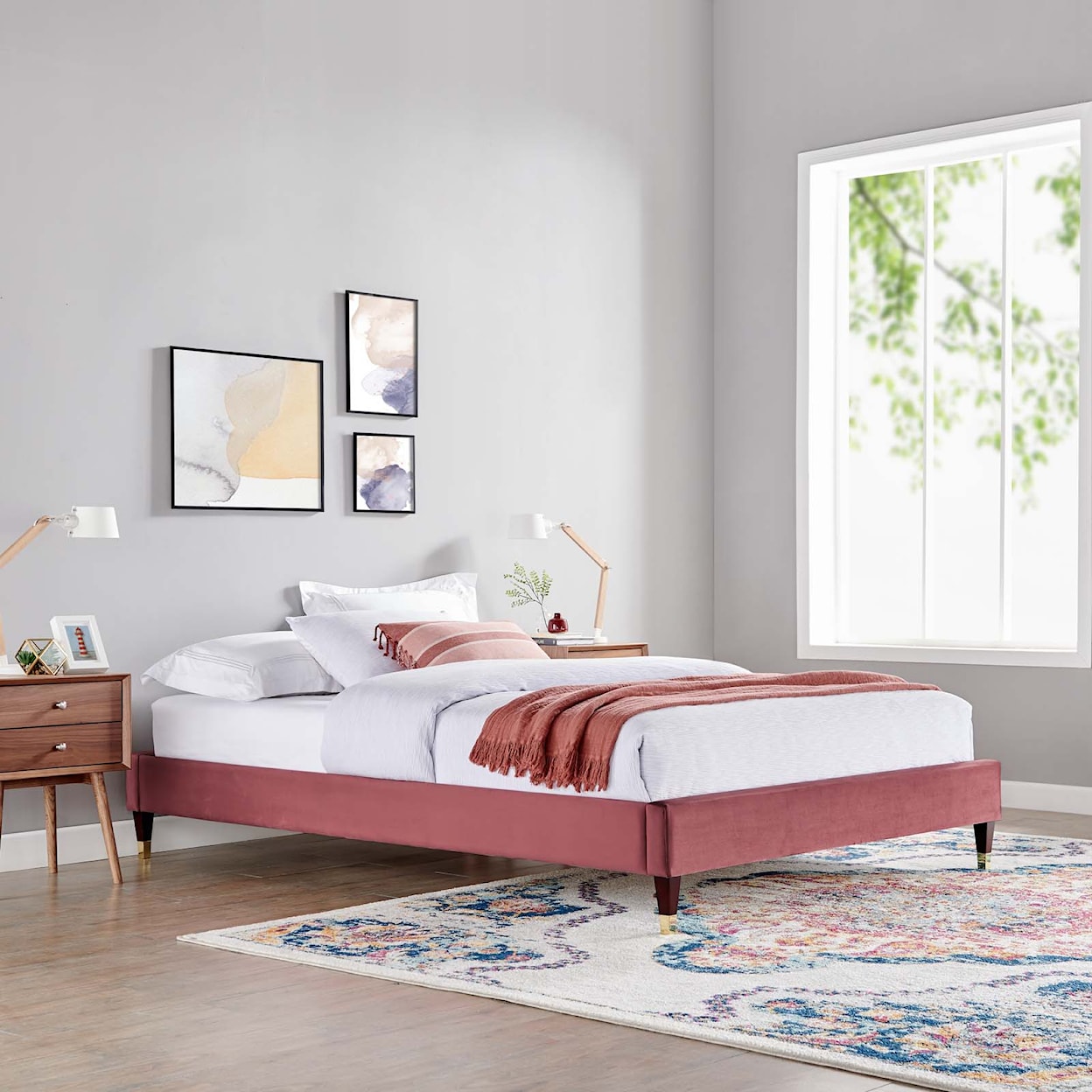 Modway Harlow Queen Platform Bed Frame