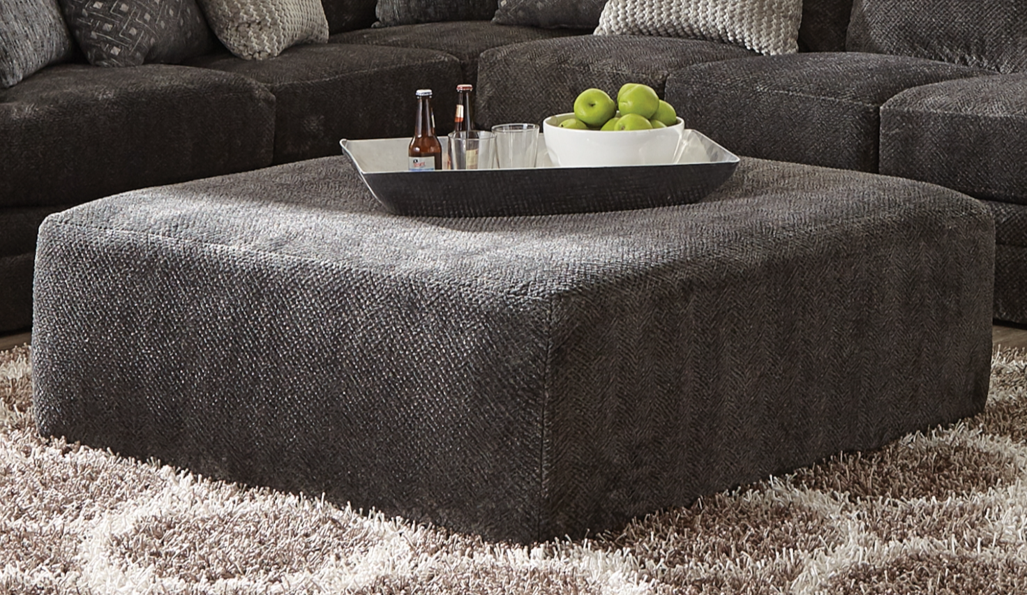 Jackson Furniture Mammoth Square Cocktail Ottoman