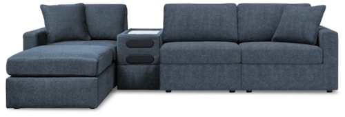4-Piece Sectional And Ottoman