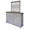 IFD International Furniture Direct 768 Luna Dresser