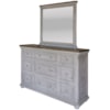 IFD International Furniture Direct 768 Luna Dresser