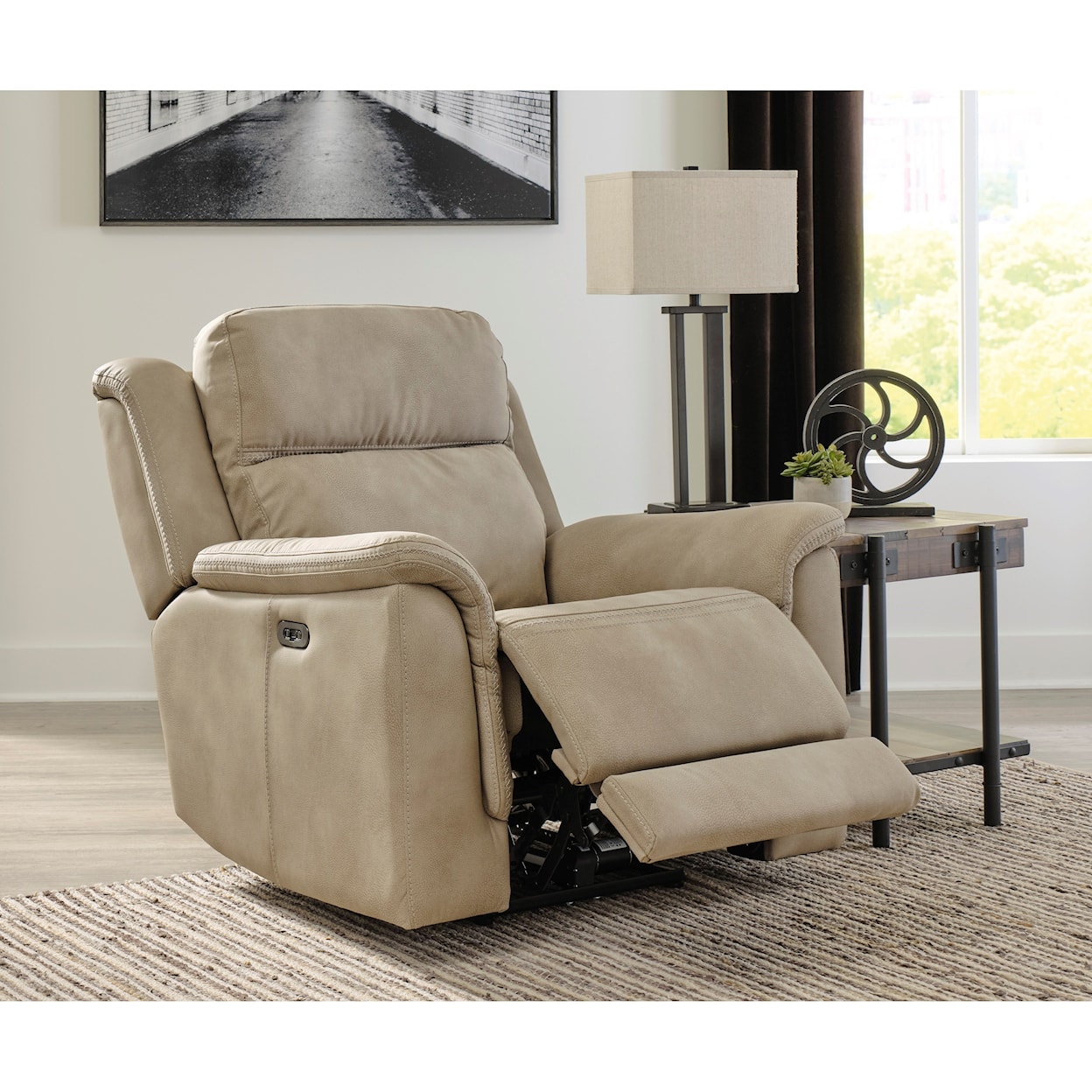 Ashley Signature Design Next-Gen DuraPella Power Recliner w/ Adj Headrest