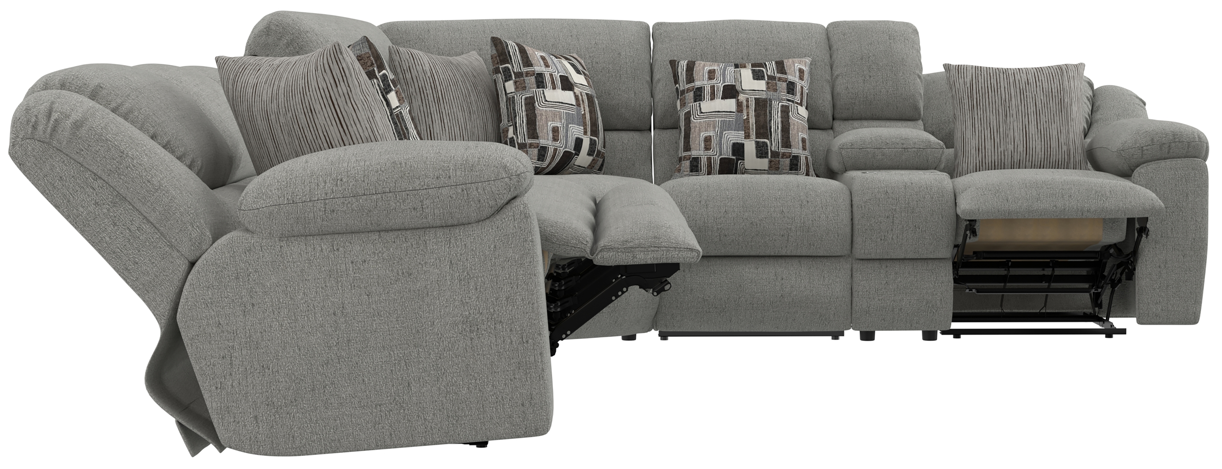 Catnapper Quinn 3-Piece Reclining Sectional Sofa