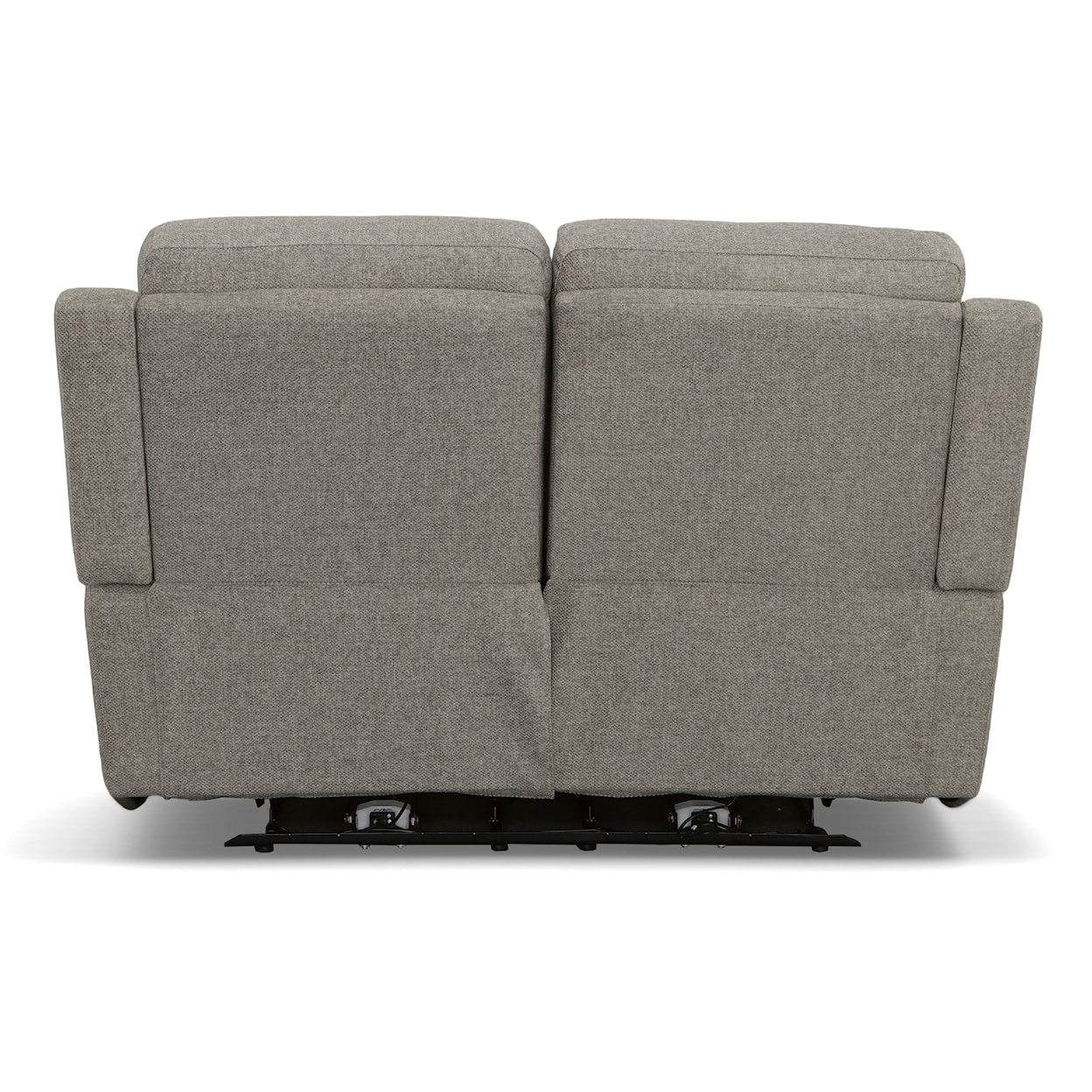 Flexsteel Aarons Power Headrest & Lumbar Reclining Loveseat