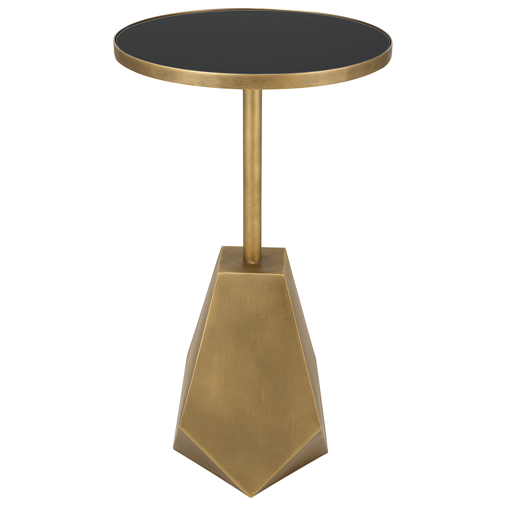 Uttermost Comet Comet Geometric Bronze Accent Table