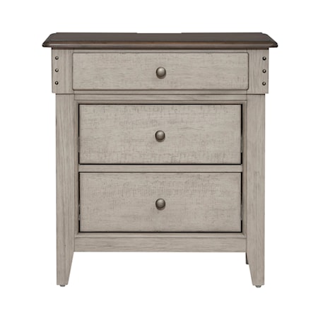 3-Drawer Nightstand