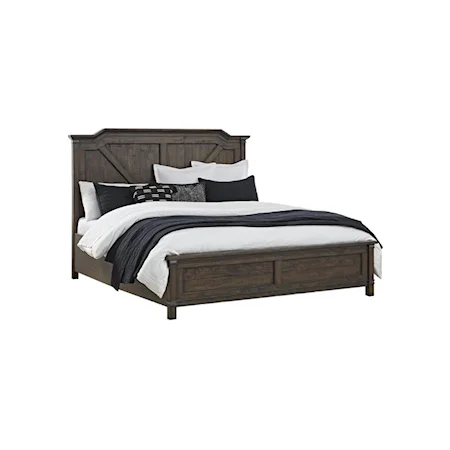 Farmhouse King Panel Bed