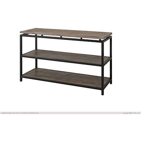 Sofa Table with Shelving