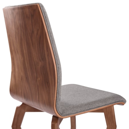 Dining Chairs in Walnut Finish