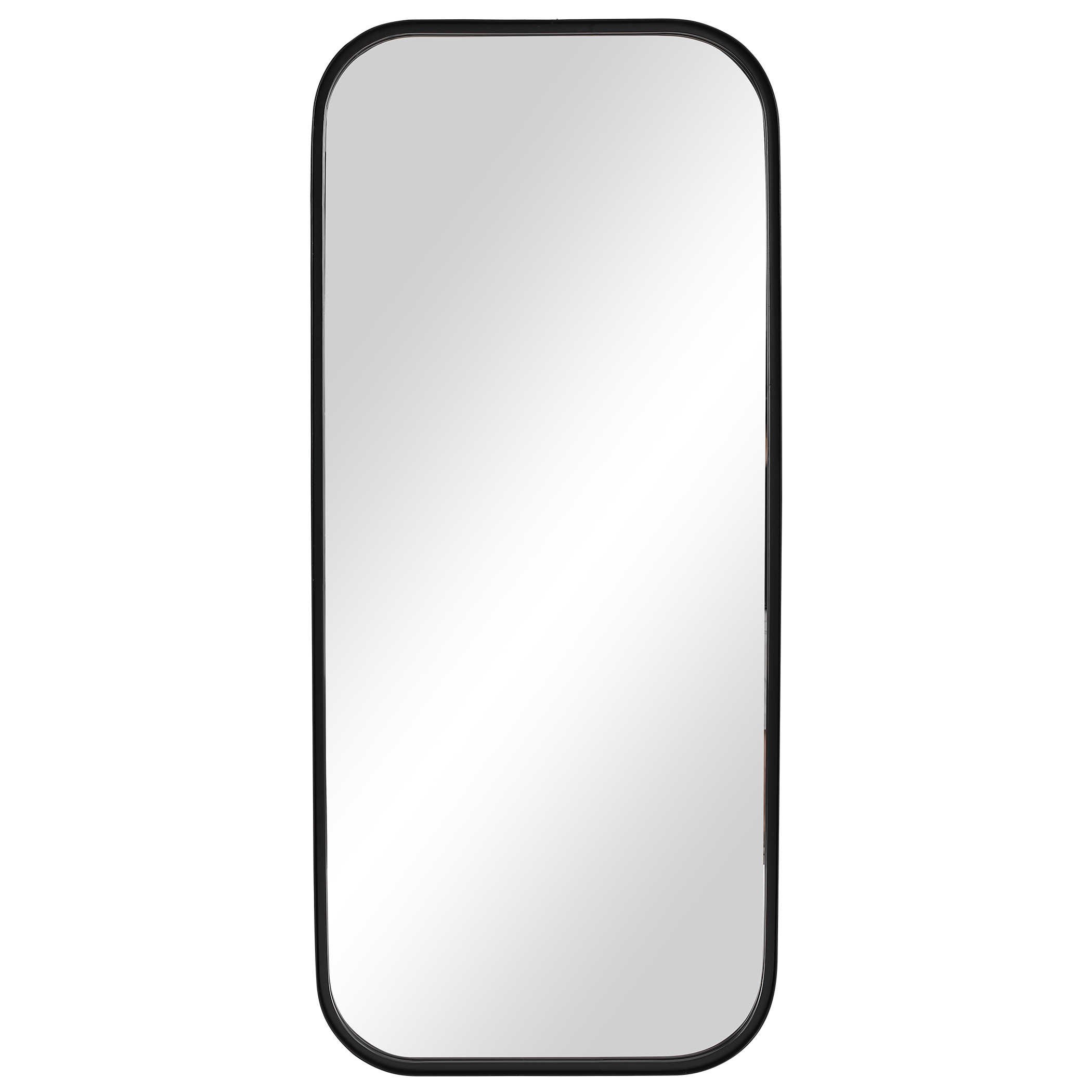 Concord Black Tall Iron Mirror