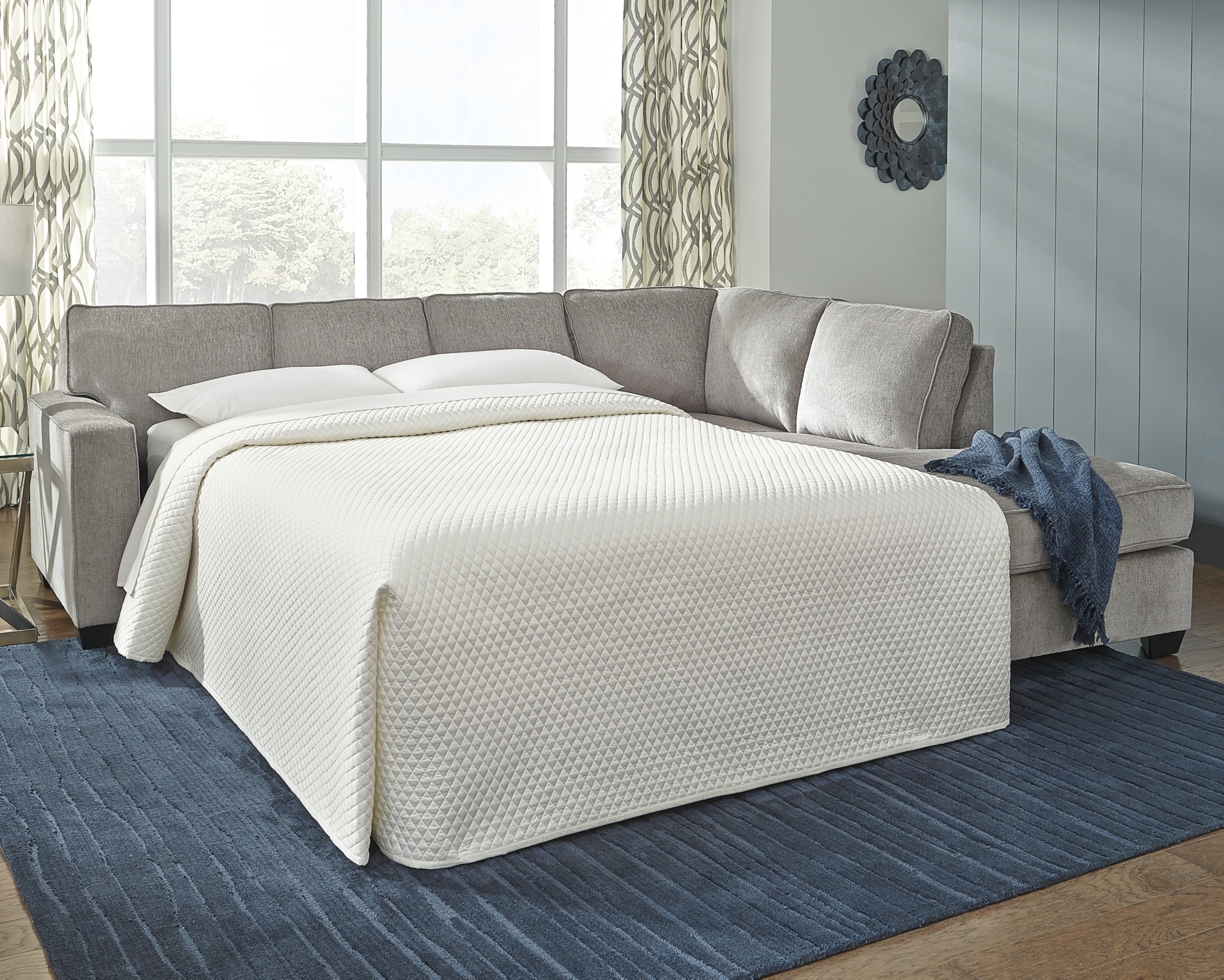 2-Piece Sleeper Sectional With Chaise