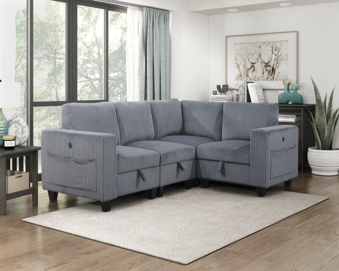Homelegance Walterboro 4-Piece Sectional