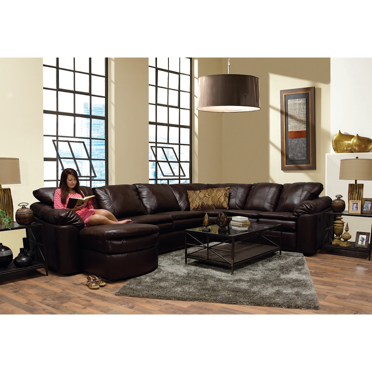 England 7300/L Series Sectional Sofa