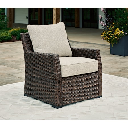 Outdoor Lounge Chair w/ Cushion