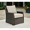 Ashley Signature Design Brook Ranch Outdoor Lounge Chair w/ Cushion