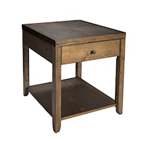 Contemporary Rectangular End Table