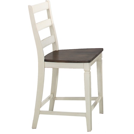 Ladder Back Bar Stool