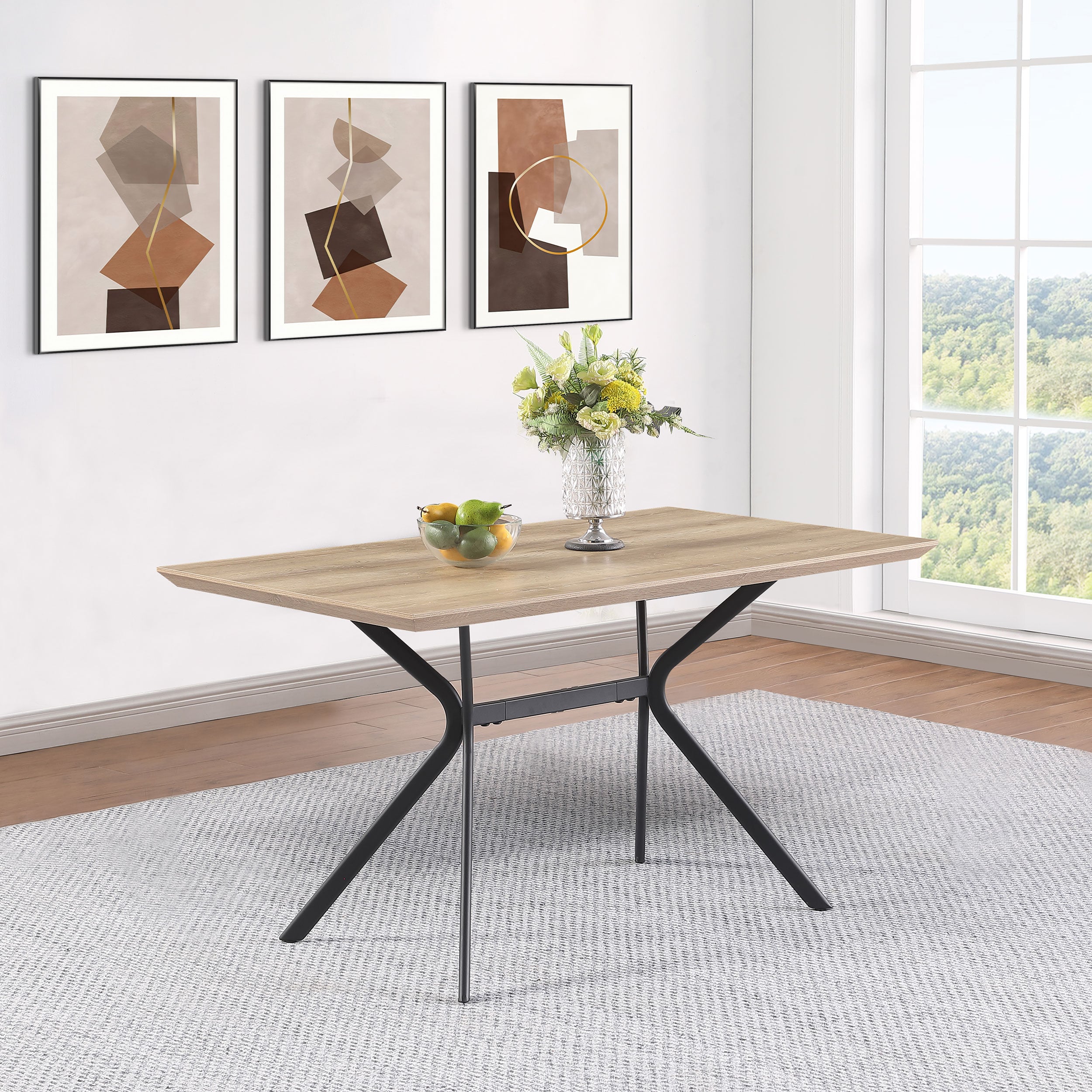 53-inch Composite Wood Dining Table