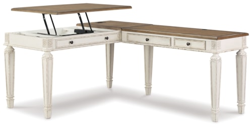 2-Piece Home Office Lift Top Desk
