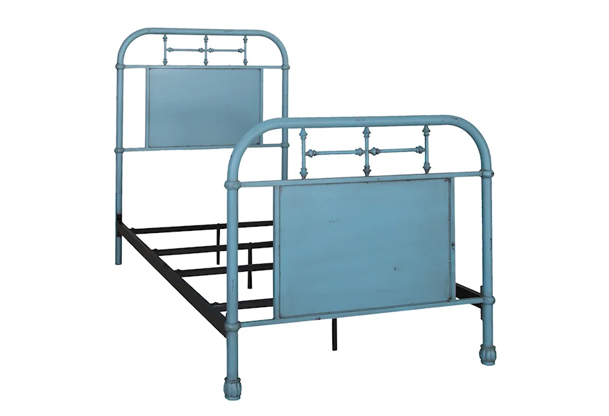 Vintage Series Twin Metal Bed by Liberty Furniture at Royal Furniture