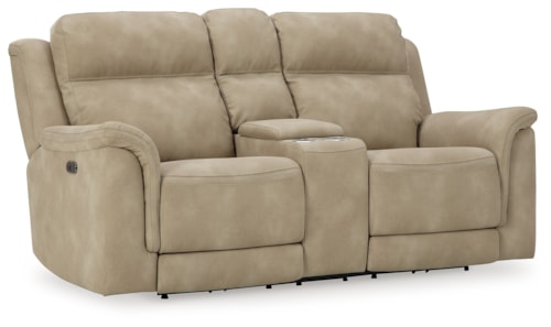 Power Reclining Loveseat With Console