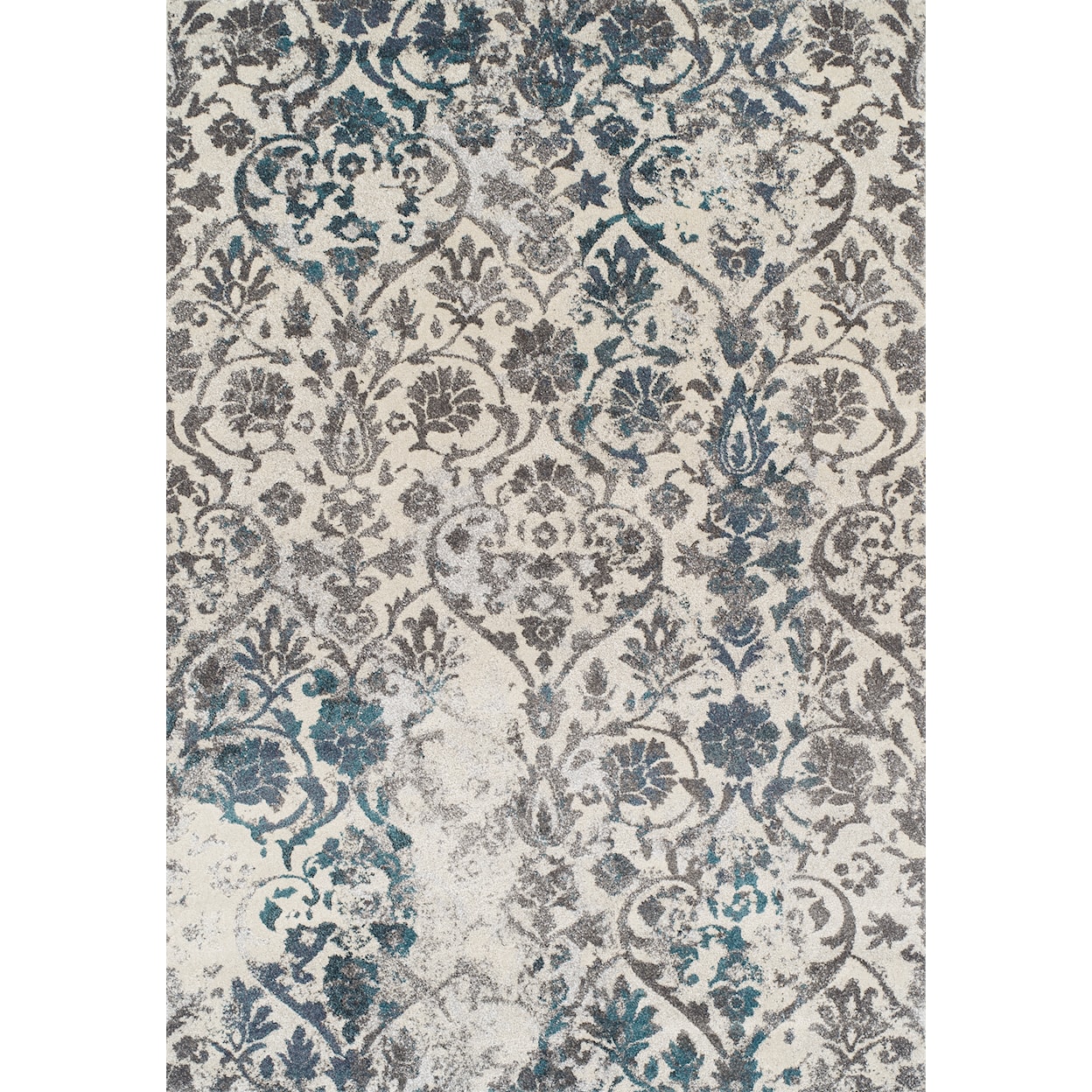 Dalyn Modern Greys Teal 3'3"X5'3" Rug