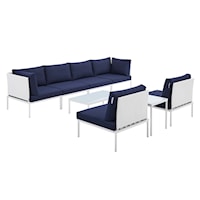 Outdoor 8-Piece Aluminum Sectional Sofa Set