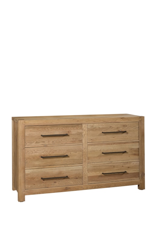 Transitional 6-Drawer Dresser