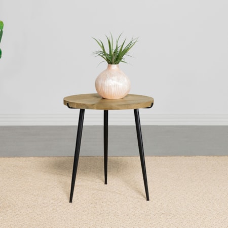 Pilar Top End Table and