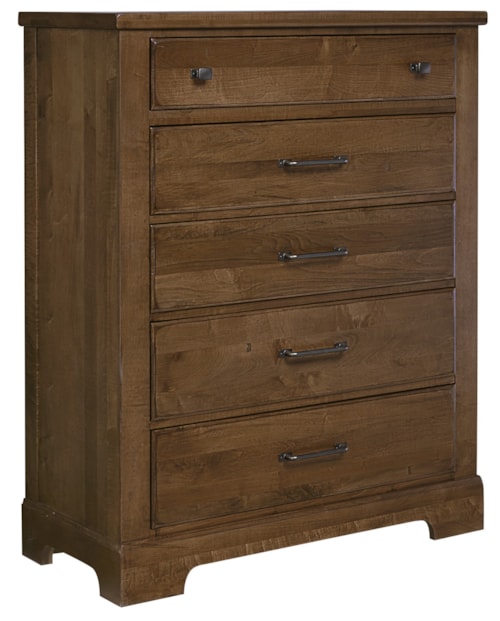 Rustic 5-Drawer Chest with English Dovetail Construction