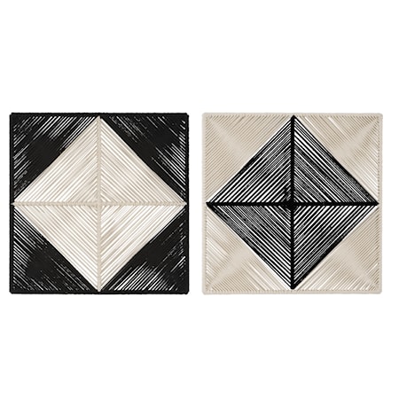 Seeing Double Rope Wall Squares S/2