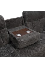 New Classic Furniture Bravo Contemporary Reclining Sofa with Power Footrest