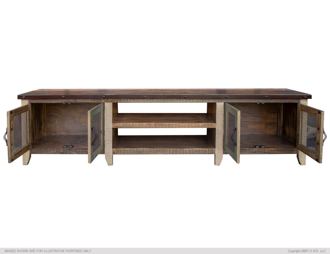 93-Inch TV Stand with Storage