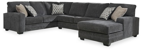 3-Piece Sectional With Chaise