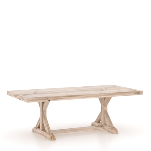 Rustic Customizable Rectangular Dining Table