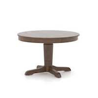 Customizable Round Wood Table