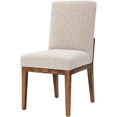 Casual Upholstered Side Dining Chair