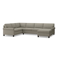 3-Piece Sectional with Right-Facing Chaise