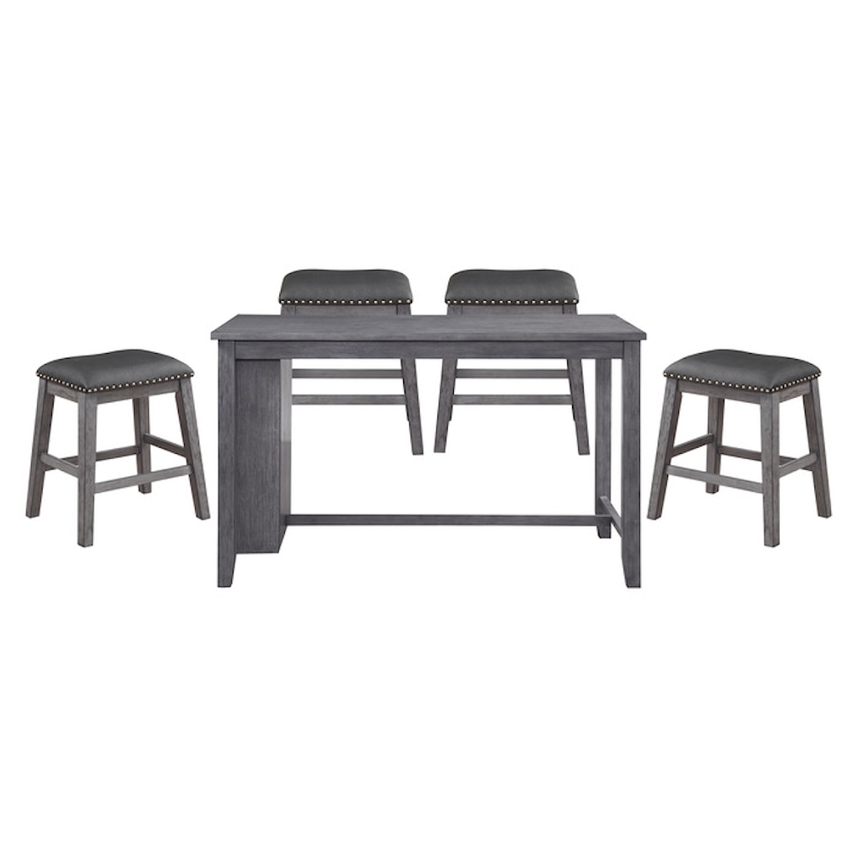 Homelegance Timbre 5-Piece Counter Height Table Set