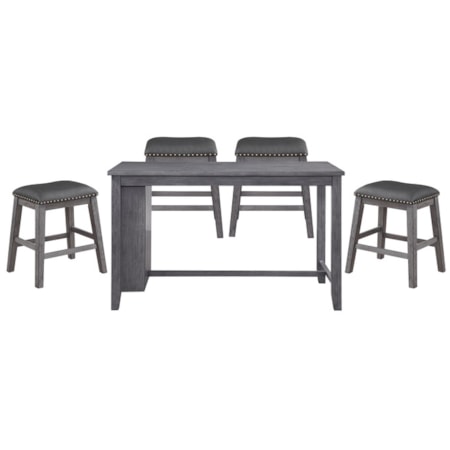 5-Piece Counter Height Table Set
