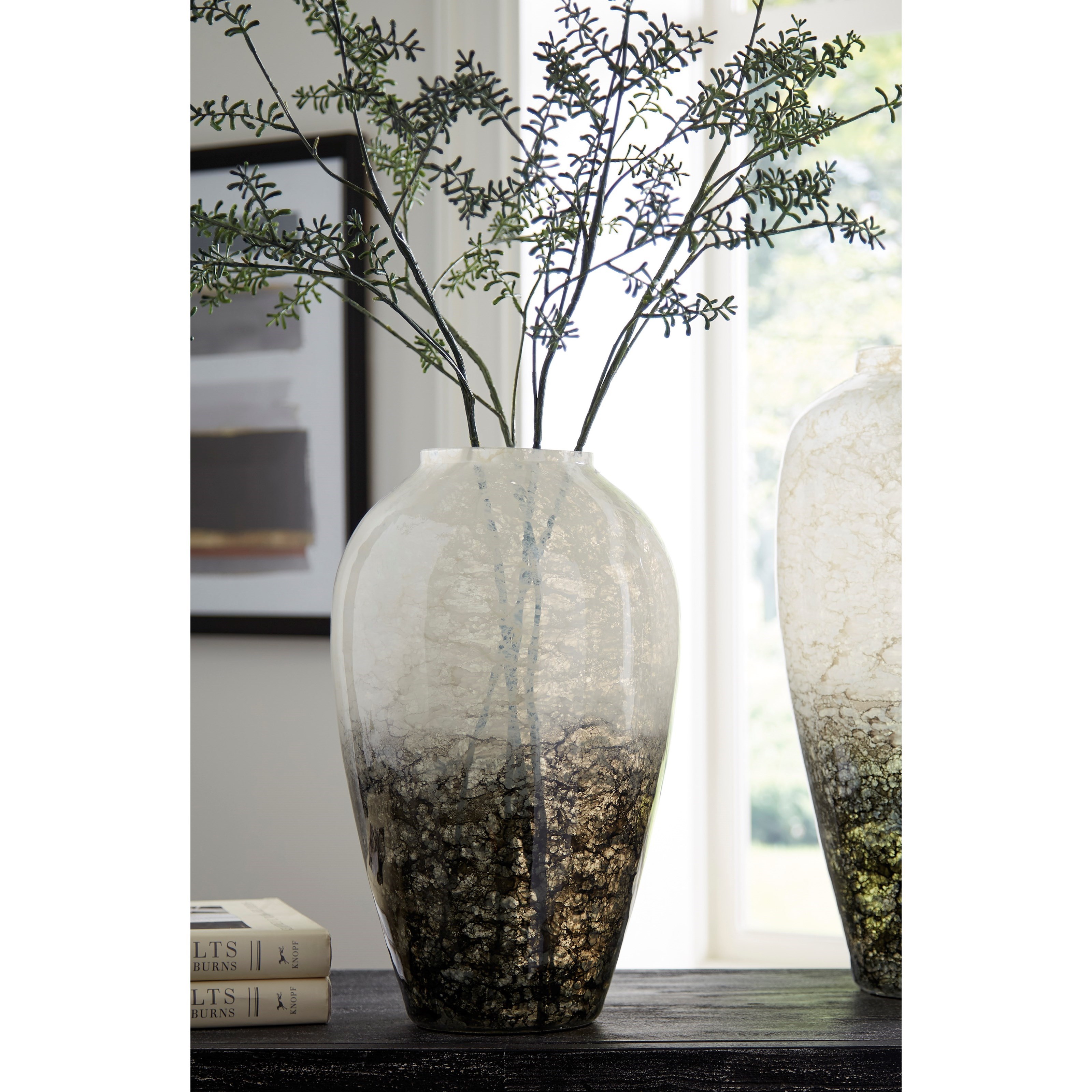 Mirielle White/Gray Vase