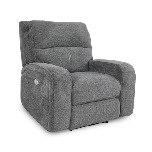 Casual Power Recliner with Power Headrest