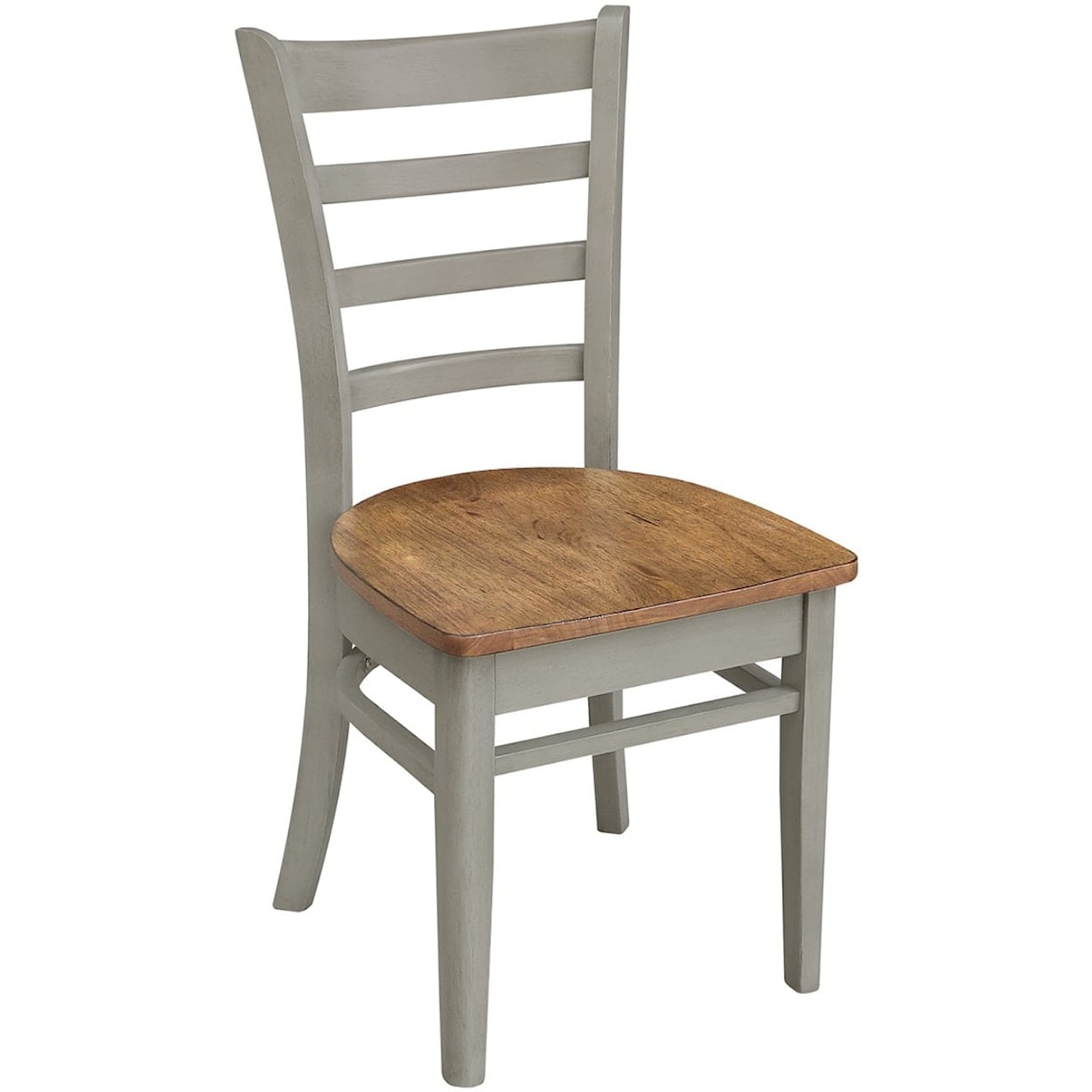 John Thomas Dining Essentials Emily Chair in Hickory/Stone
