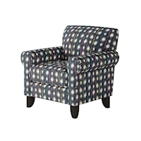 Accent Chair with Rolled Arms