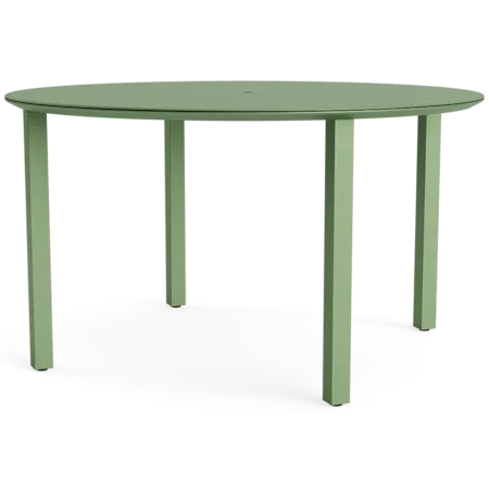 52" Rd. Parsons Dining Table w/Umbrella Hole